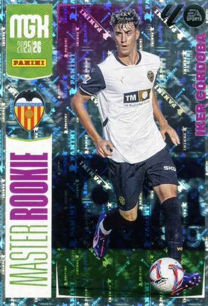 Iker Córdoba  -  Valencia CF - Panini Megacracks - 2025-2026 - #414 - Master Rookie