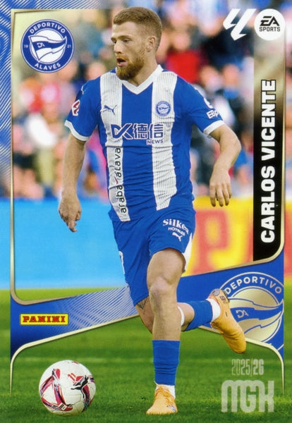 Carlos Vicente - CD Alavés - Panini Megacracks - 2025-2026 - #032 - Basico