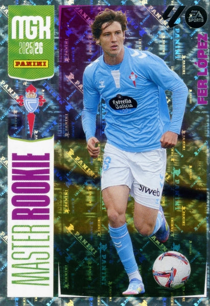 Fer López  -  RC Celta - Panini Megacracks - 2025-2026 - #411 - Master Rookie