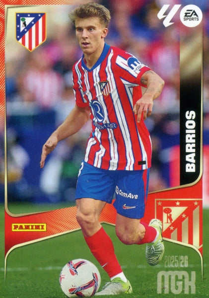 Barrios - Atlético de Madrid - Panini Megacracks - 2025-2026 - #065 - Basico