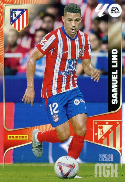 Samuel Lino - Atlético de Madrid - Panini Megacracks - 2025-2026 - #068 - Basico