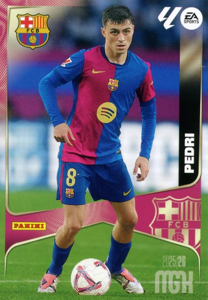 Trading Card Soccer - Pedri - FC Barcelona - Panini Megacracks