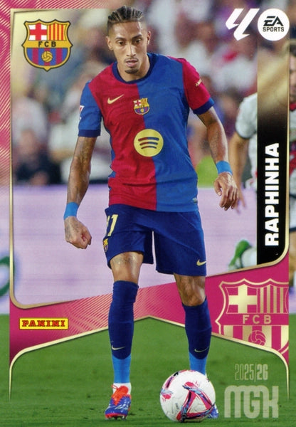 Raphinha - FC Barcelona - Panini Megacracks - 2025-2026 - #090 - Basico