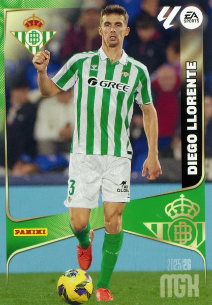Diego Llorente - Real Betis - Panini Megacracks - 2025-2026 - #096 - Basico