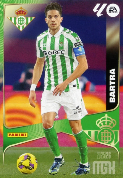 Bartra - Real Betis - Panini Megacracks - 2025-2026 - #095 - Basico