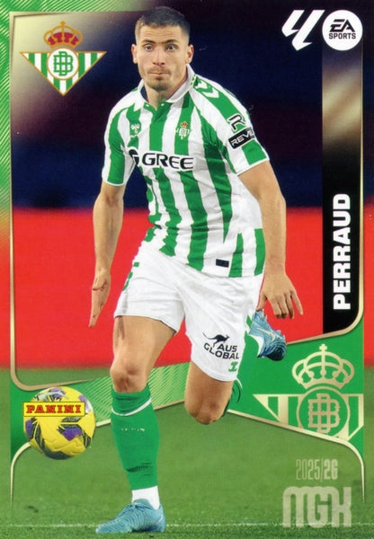 Perraud - Real Betis - Panini Megacracks - 2025-2026 - #098 - Basico
