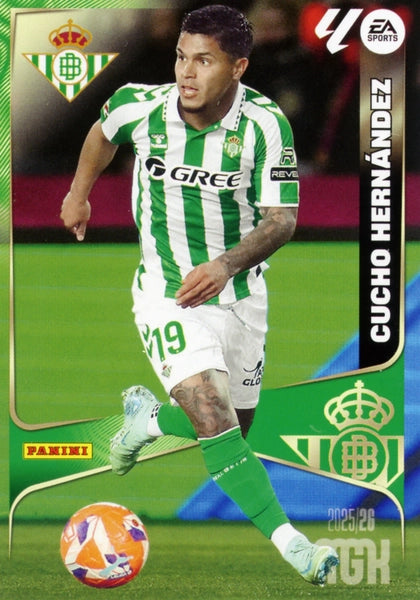 Cucho Hernández - Real Betis - Panini Megacracks - 2025-2026 - #106 - Basico