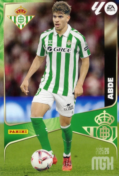 Abde - Real Betis - Panini Megacracks - 2025-2026 - #107 - Basico
