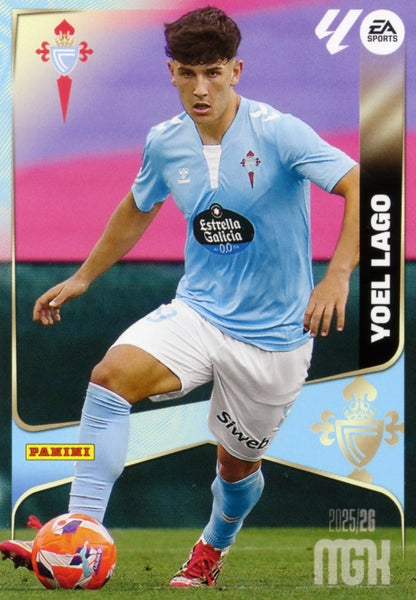 Yoel Lago - RC Celta - Panini Megacracks - 2025-2026 - #115 - Basico