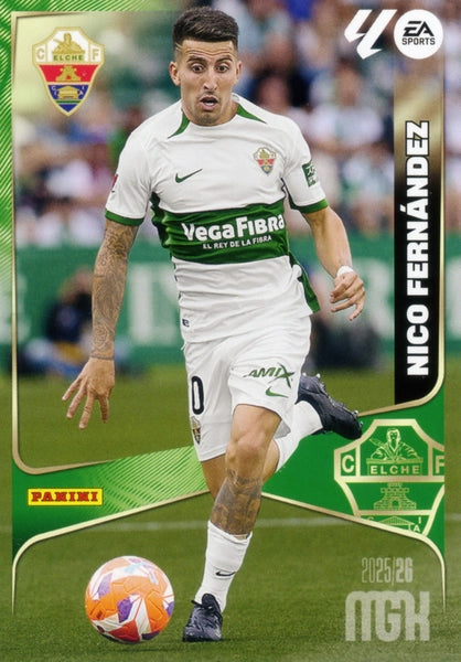 Nico Fernández - Elche CF - Panini Megacracks - 2025-2026 - #139 - Basico