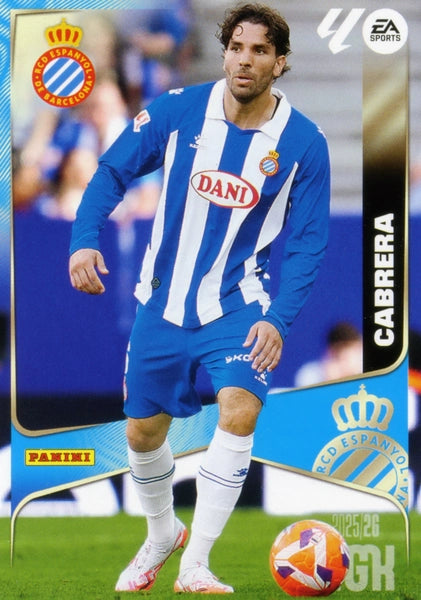 Cabrera - RCD Espanyol - Panini Megacracks - 2025-2026 - #151 - Basico