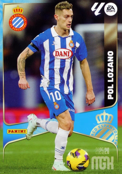Pol Lozano - RCD Espanyol - Panini Megacracks - 2025-2026 - #156 - Basico
