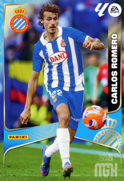 Carlos Romero - RCD Espanyol - Panini Megacracks - 2025-2026 - #153 - Basico