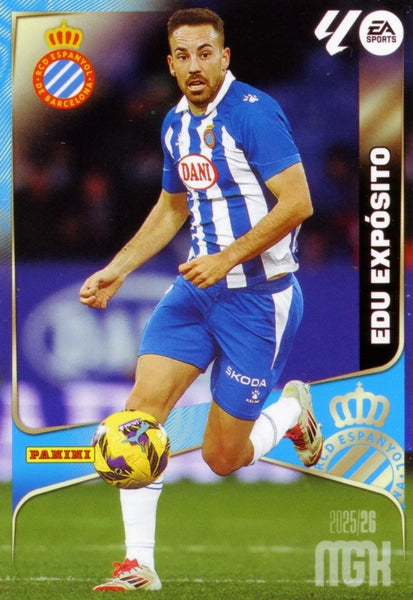 Edu Exposito - RCD Espanyol - Panini Megacracks - 2025-2026 - #157 - Basico