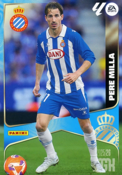 Pérez Milla - RCD Espanyol - Panini Megacracks - 2025-2026 - #160 - Basico