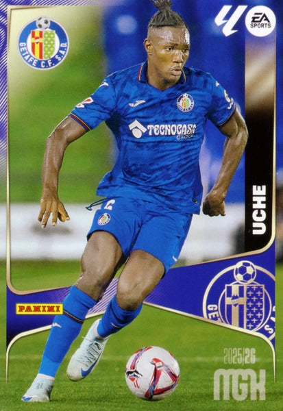 Cromo Trading Card Fútbol- Uche-Getafe CF-Panini Megacracks 2025