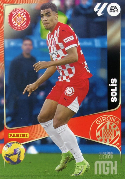 Solis - Girona FC - Panini Megacracks - 2025-2026 - #191 - Basico