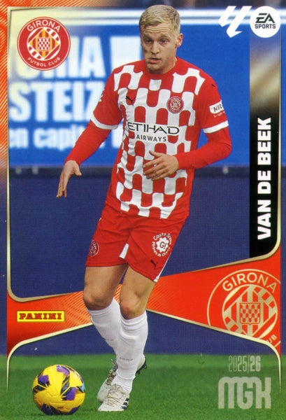 Van de Beek - Girona FC - Panini Megacracks - 2025-2026 - #190 - Basico