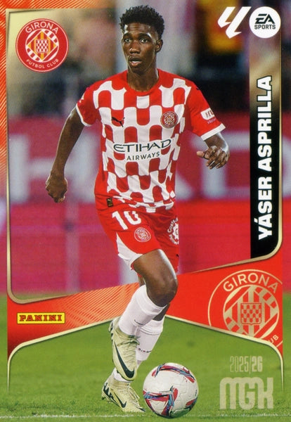 Yáser Asprilla - Girona FC - Panini Megacracks - 2025-2026 - #195 - Basico