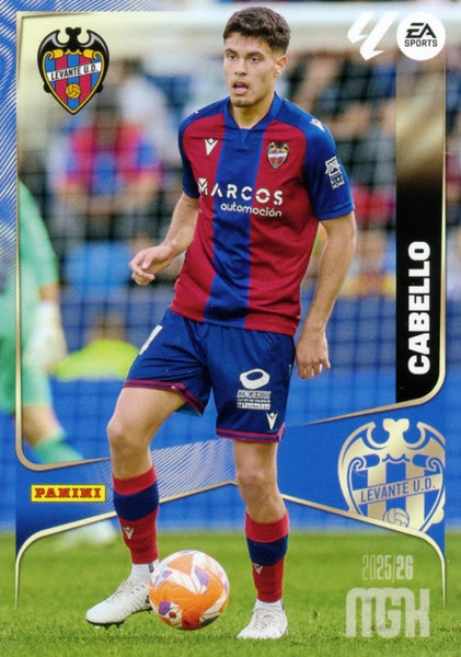 Cabello - Levante UD - Panini Megacracks - 2025-2026 - #204 - Basico