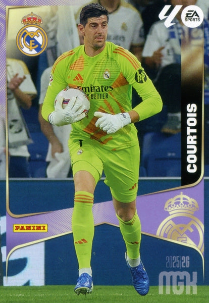 Football Trading Card - Courtois - Real Madrid - Panini Megacracks