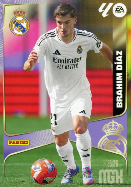 Brahim Díaz - Real Madrid - Panini Megacracks - 2025-2026 - #231 - Basico
