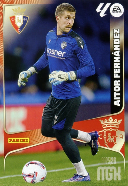 Aitor Fernández - CA Osasuna - Panini Megacracks - 2025-2026 - #255 - Basico