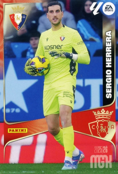 Sergio Herrera - CA Osasuna - Panini Megacracks - 2025-2026 - #254 - Basico
