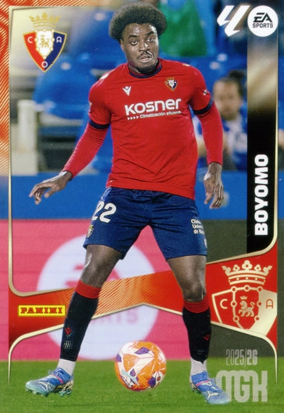 Boyomo - CA Osasuna - Panini Megacracks - 2025-2026 - #258 - Basico