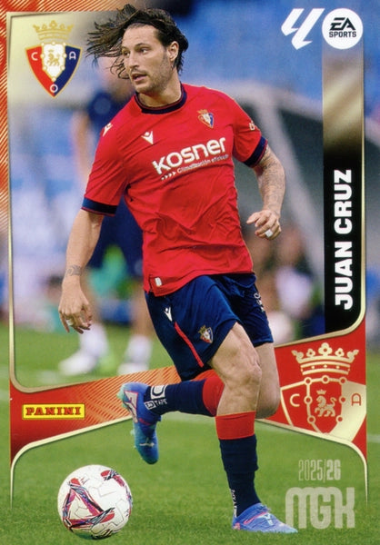 Juan Cruz - CA Osasuna - Panini Megacracks - 2025-2026 - #260 - Basico