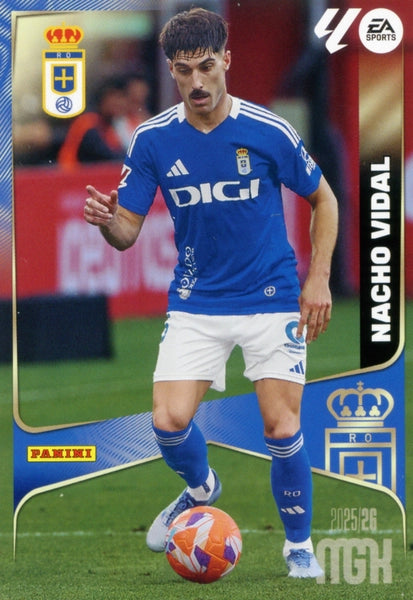 Nacho Vidal - Real Oviedo - Panini Megacracks - 2025-2026 - #274 - Basico
