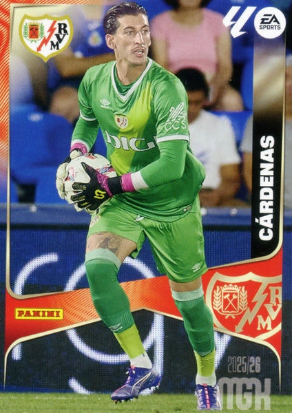 Cárdenas - Rayo Vallecano - Panini Megacracks - 2025-2026 - #291 - Basico