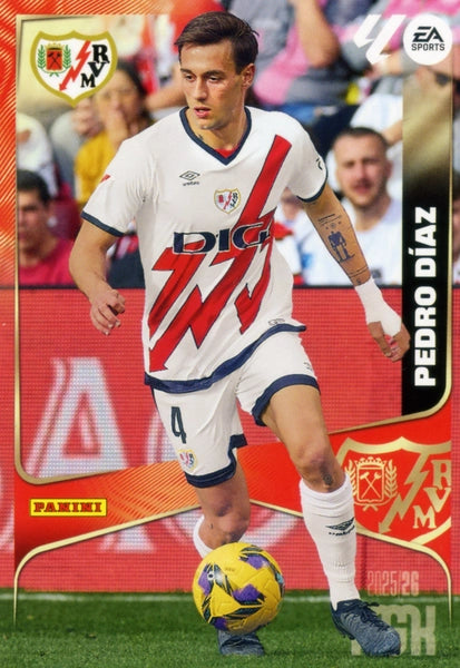 Pedro Díaz - Rayo Vallecano - Panini Megacracks - 2025-2026 - #298 - Basico