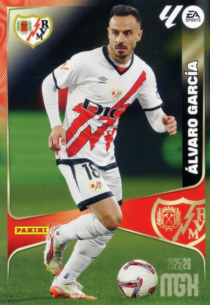 Álvaro García - Rayo Vallecano - Panini Megacracks - 2025-2026 - #304 - Basico