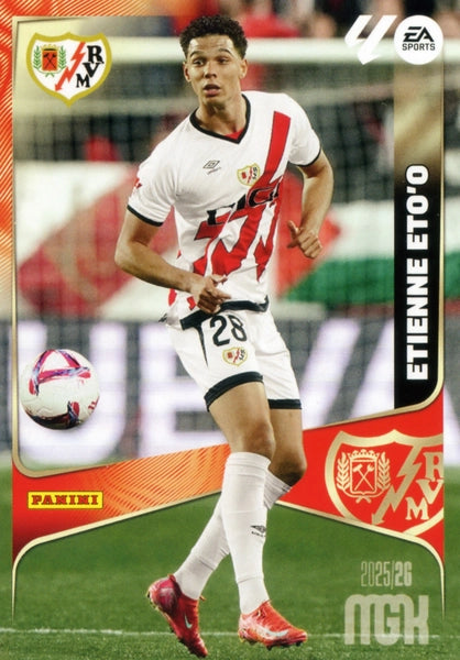 Etienne Eto'o - Rayo Vallecano - Panini Megacracks - 2025-2026 - #306 - Basico