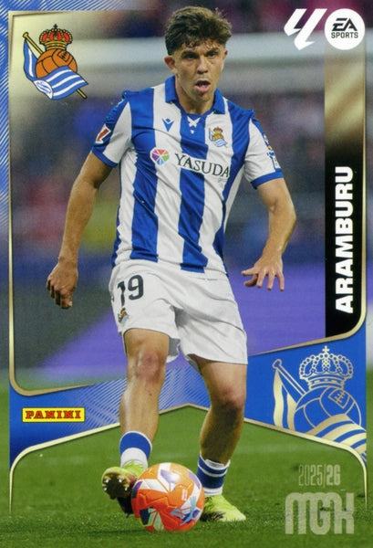 Aramburu - Real Sociedad - Panini Megacracks - 2025-2026 - #310 - Basico