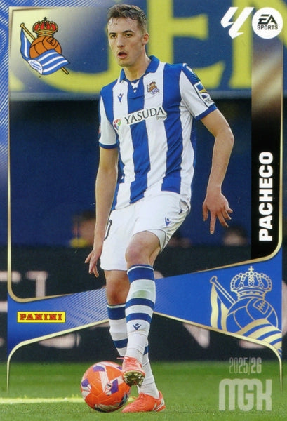 Pacheco - Real Sociedad - Panini Megacracks - 2025-2026 - #314 - Basico