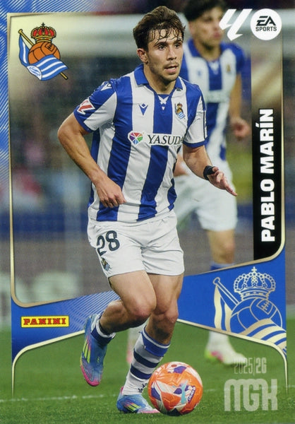Pablo Marín - Real Sociedad - Panini Megacracks - 2025-2026 - #316 - Basico