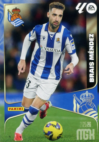 Brais Méndez - Real Sociedad - Panini Megacracks - 2025-2026 - #317 - Basico