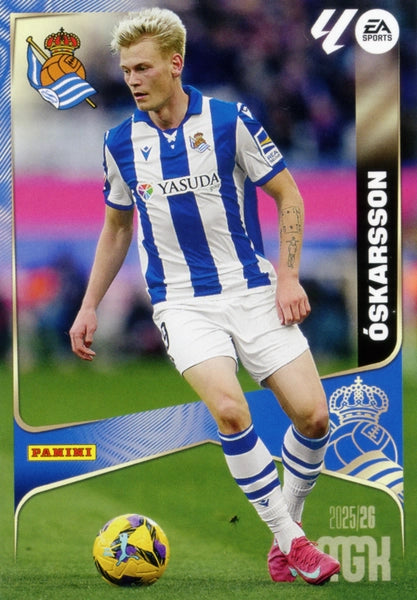 Óskarsson - Real Sociedad - Panini Megacracks - 2025-2026 - #323 - Basico
