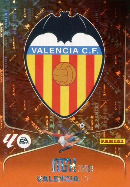 Escudo - Valencia CF - Panini Megacracks - 2025-2026 - #343 - Basico