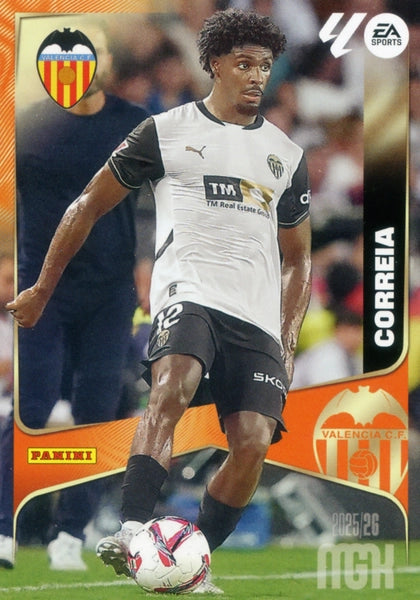 Correia - Valencia CF - Panini Megacracks - 2025-2026 - #347 - Basico