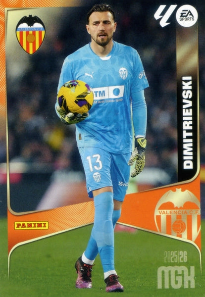 Dimitrievski - Valencia CF - Panini Megacracks - 2025-2026 - #344 - Basico