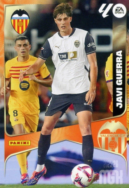 Javi Guerra - Valencia CF - Panini Megacracks - 2025-2026 - #355 - Basico