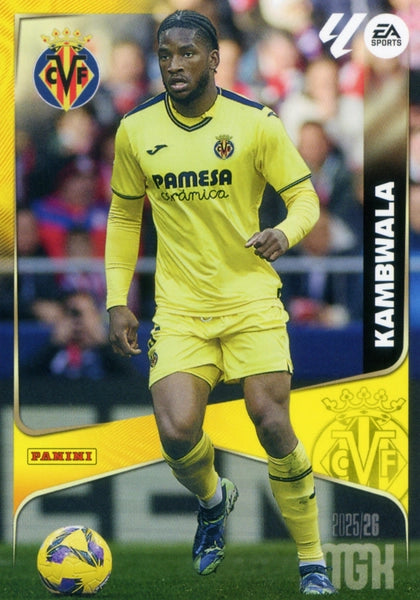 Kambwala - Villarreal CF - Panini Megacracks - 2025-2026 - #367 - Basico