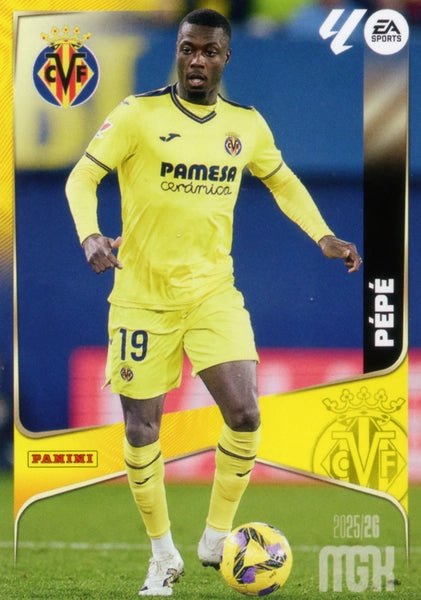 Pépé - Villarreal CF - Panini Megacracks - 2025-2026 - #375 - Basico