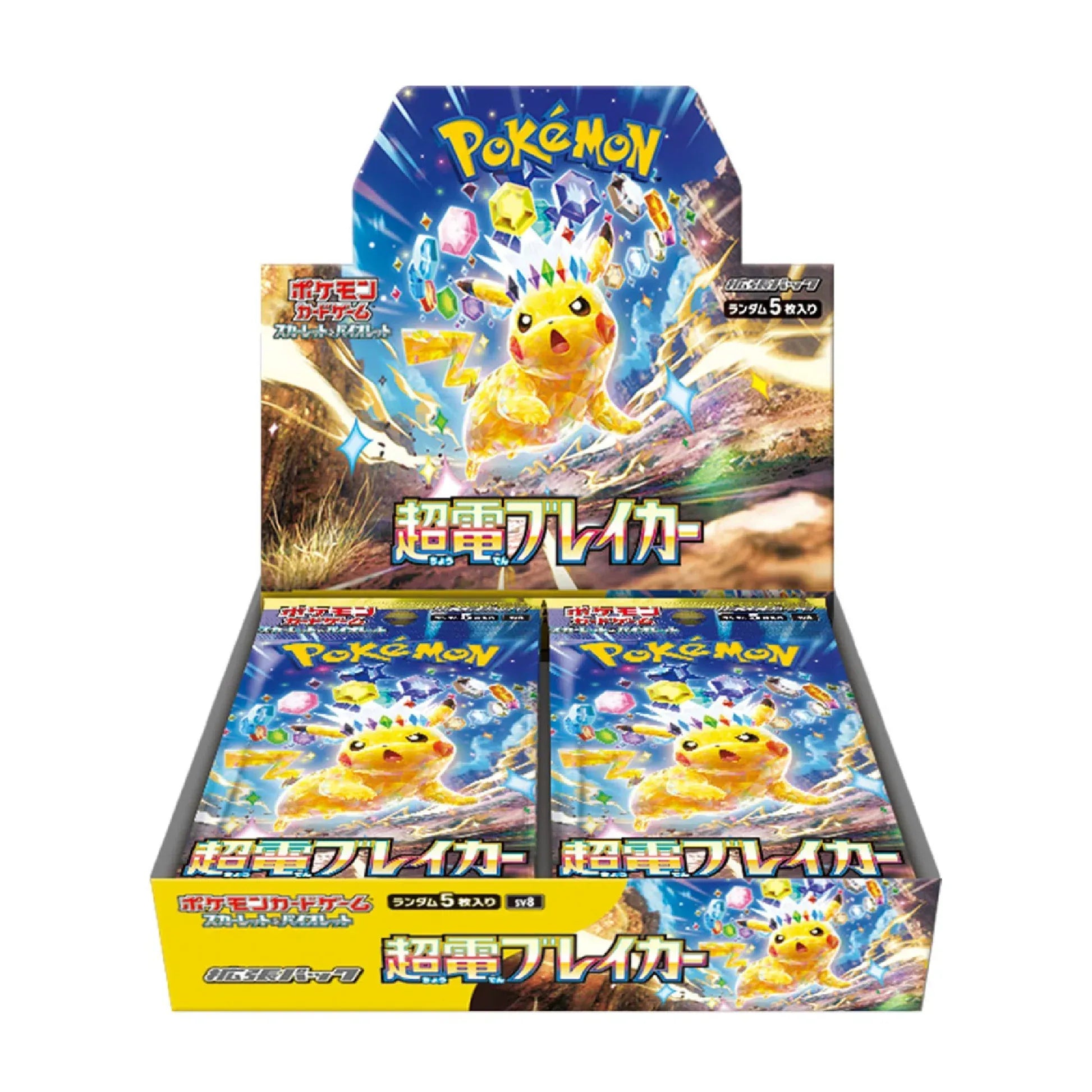 Pokémon TCG | Scarlet & Violet | Super Electric Breaker | sv8 | Booster Box Japanese | Sealed / Sellada | Garantia Autenticidad