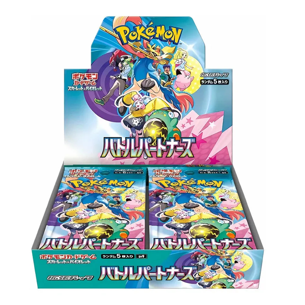 Pokémon TCG | Scarlet & Violet | Battle Partners | sv9 | Booster Box Japanese | Sealed / Sellada | Garantia Autenticidad