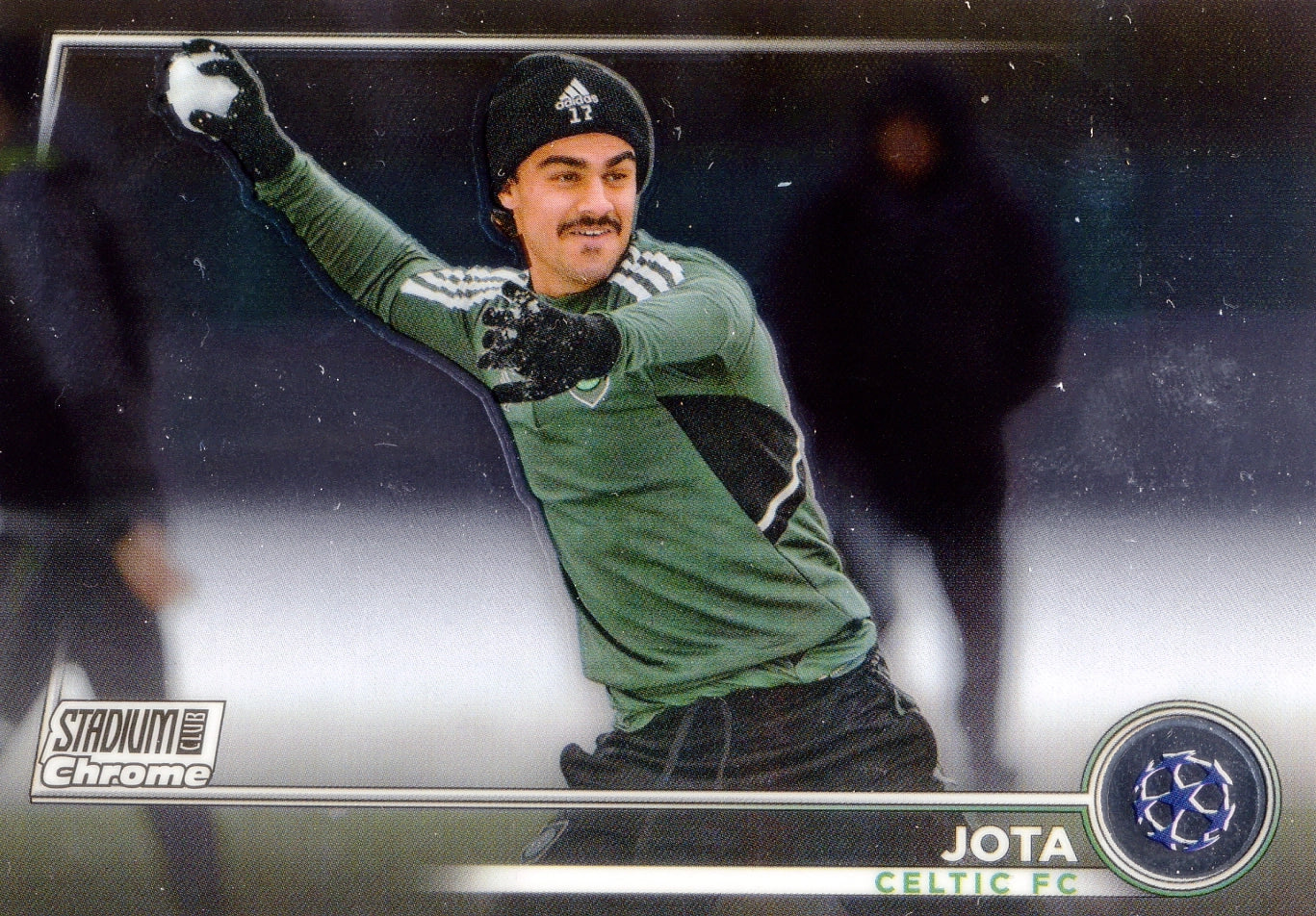Cromo Trading Card Fútbol-Jota-Celtic FC-Topps Stadium Club Uefa Chrome 2022-2023-#076-Básico Parallel