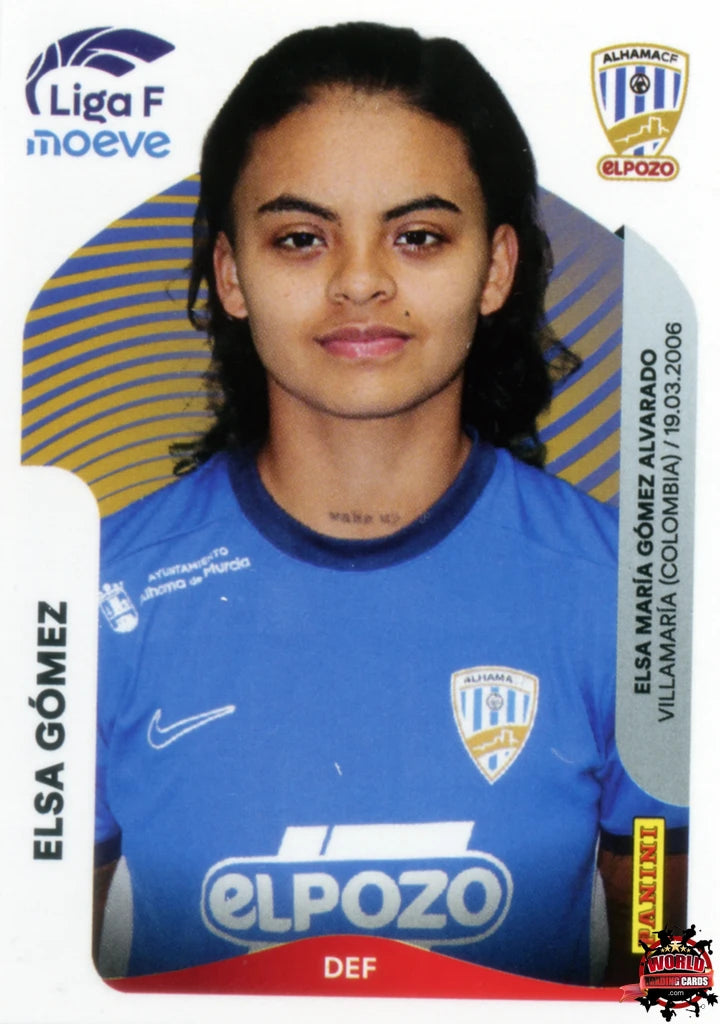 Cromo Trading Card Fútbol-Elsa Gómez-Alhama CF. El Pozo-Panini Liga F Moeve 2025-2026-11-Basico